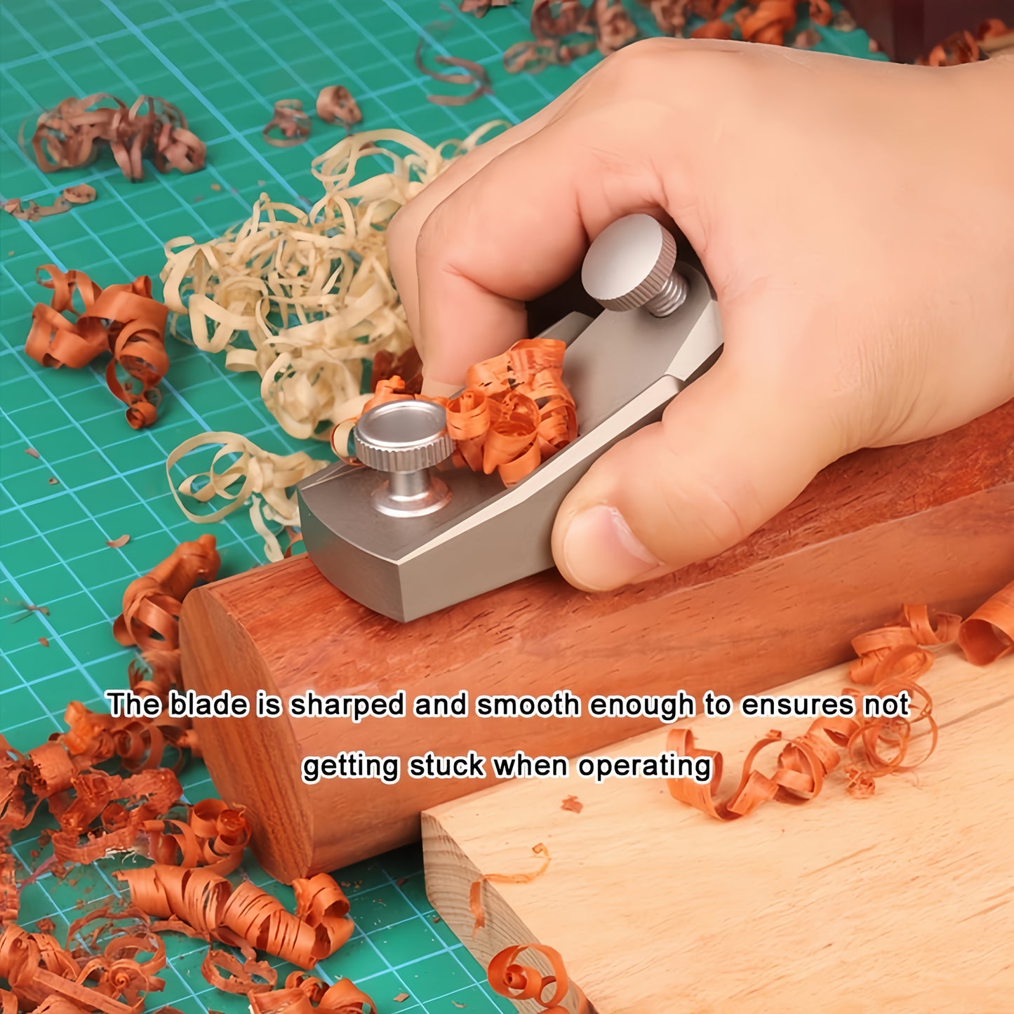 Adjustable Precision Hand Plane for Woodworking & Model Making - Ergonomic Handle & High-Quality Build