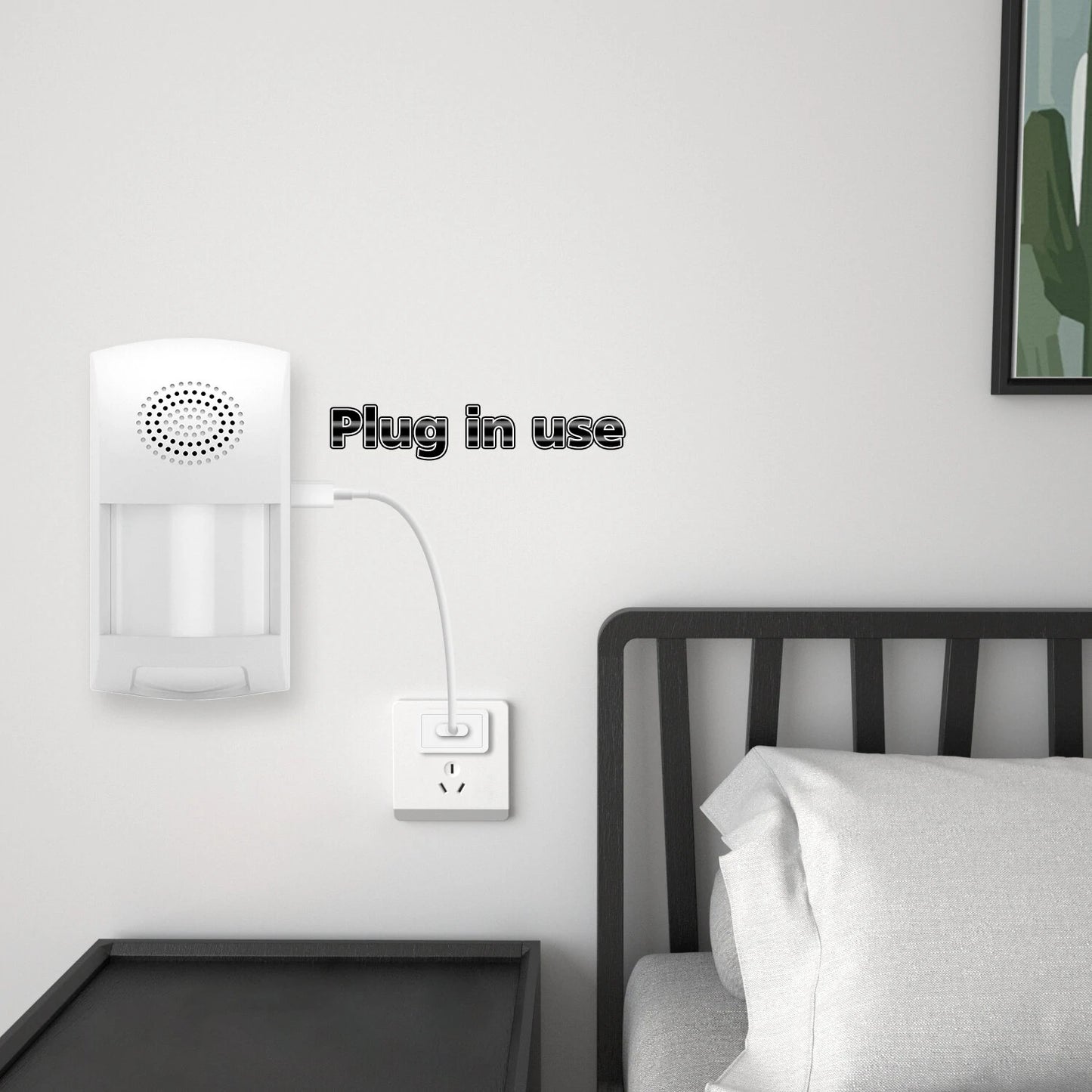 Tuya WiFi PIR Motion Sensor Alarm, Smart Security Detector Compatible with Alexa
