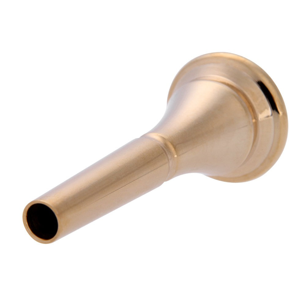 Durable Stylish Copper Alloy French Horn Mouthpiece - Silver/Gold Finish
