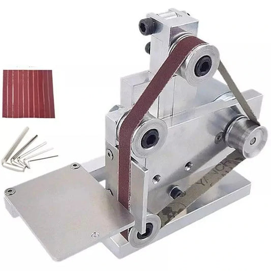 Mini Belt Sander & Angle Grinder Polishing Machine with Cutter Edge Sharpener