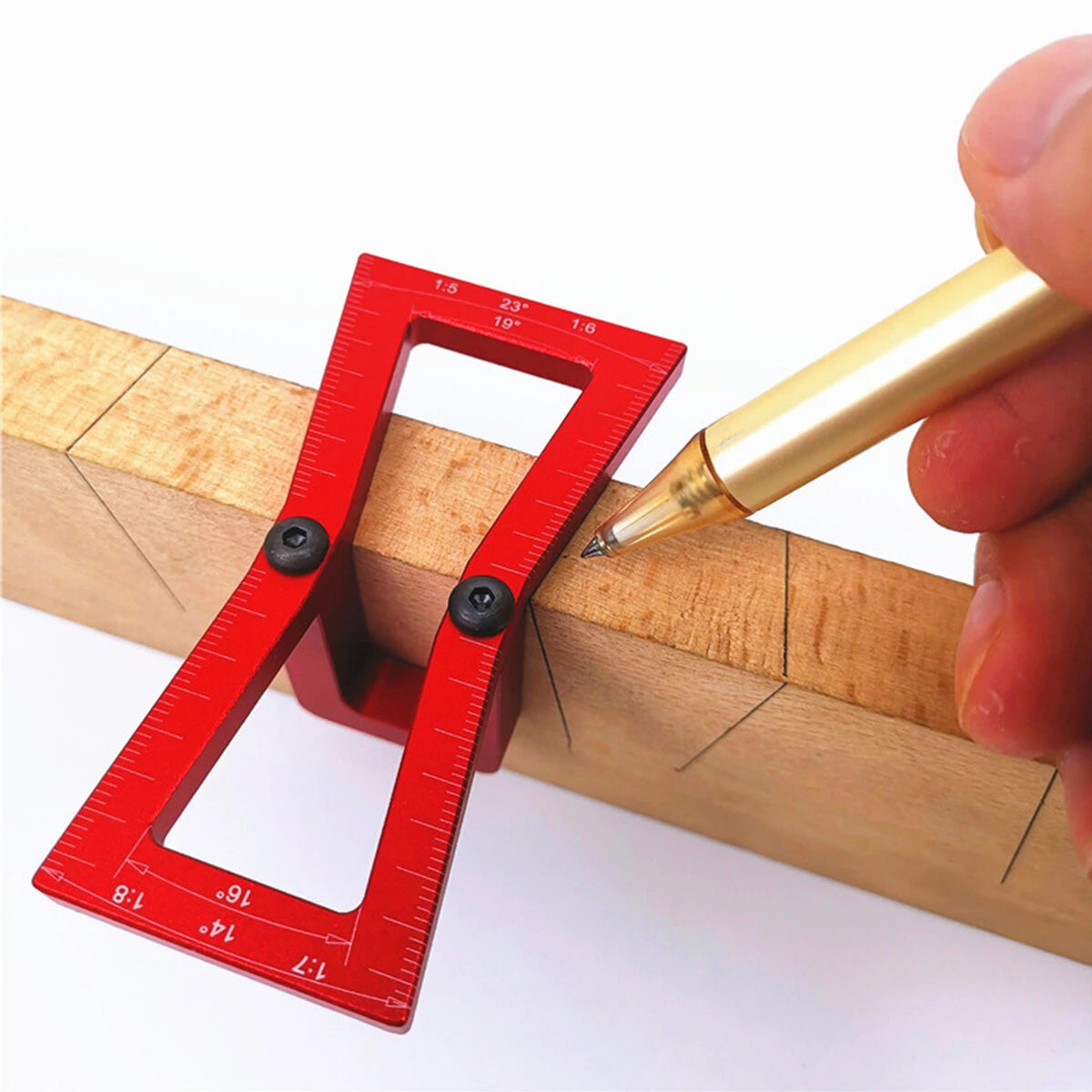 Durable Dovetail Jig Marker Tool Gauge for Hardwood & Softwood Woodworking