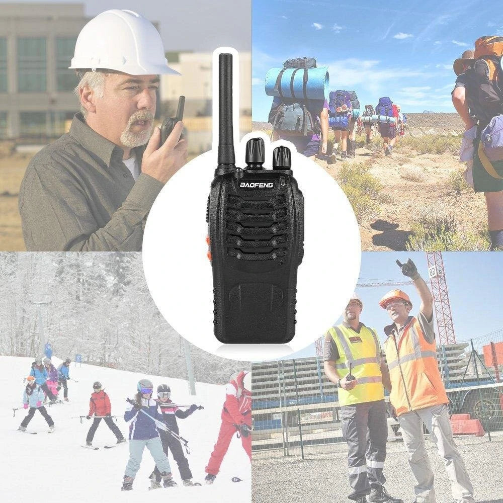 Baofeng BF-88E Walkie Talkie 2-Pack, PMR 0.5W, 16CH UHF, 446MHz, with Charger