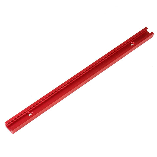 Red Aluminum Alloy T-track T-slot Miter Track Jig T Screw Fixture 300-800mm for Table Saw Router Woodworking Tool 19x9.5mm