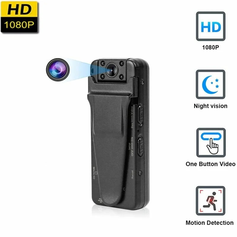 Z7 Mini HD 1080P Wearable DV Camera with Motion Detection & Loop Recording