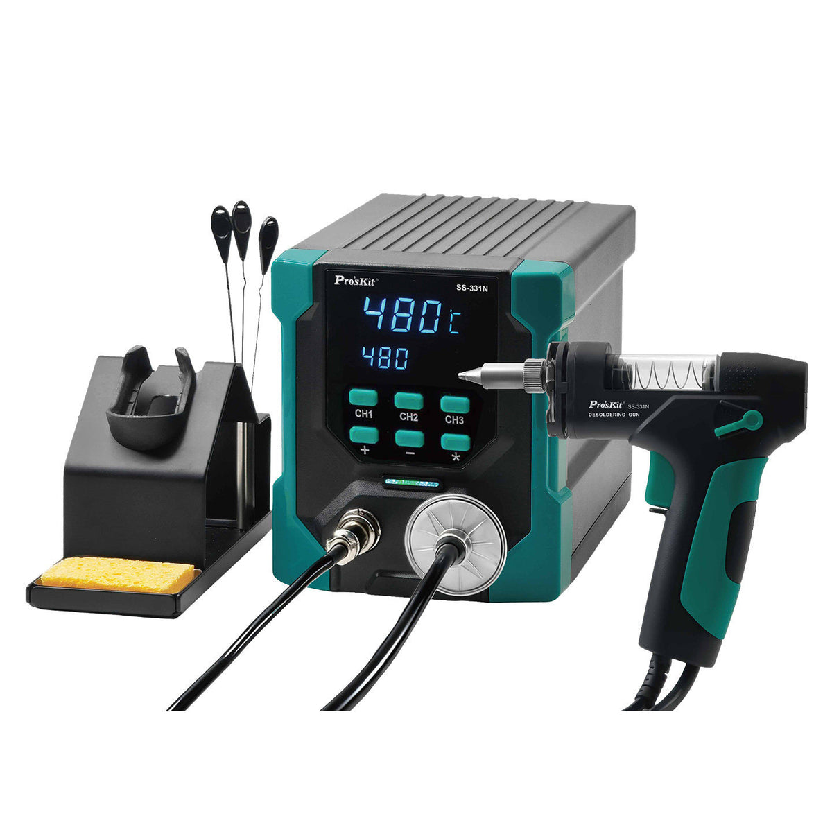 Pro’sKit SS-331N Digital Desoldering Station | Electric Vacuum Solder Remover 110–240V