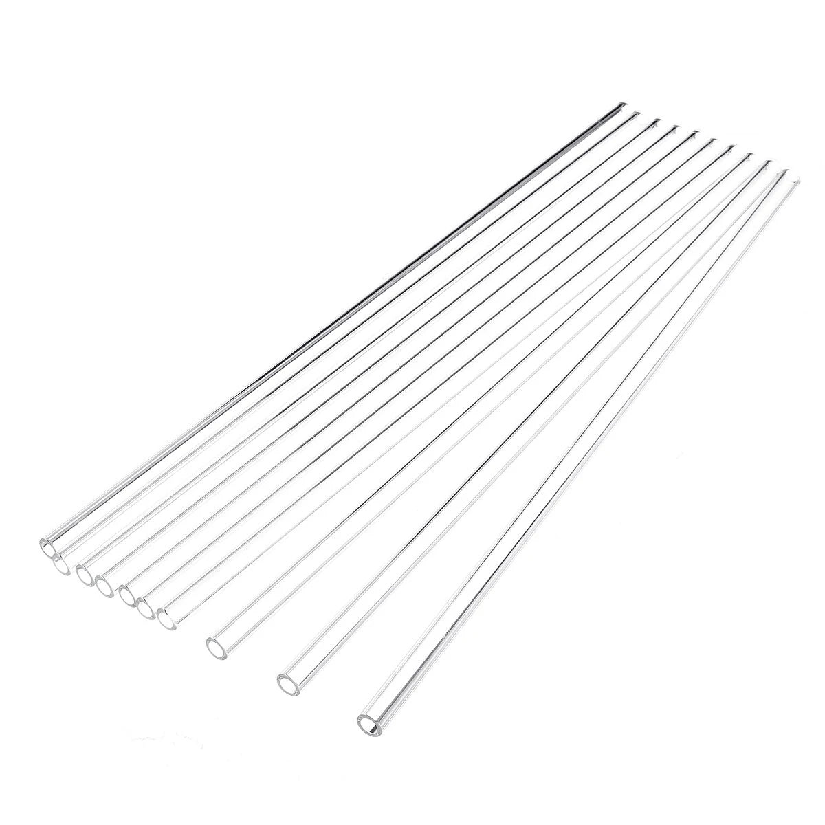 10pcs 8mm OD 1mm Thick 400mm Borosilicate Glass Blowing Tubes