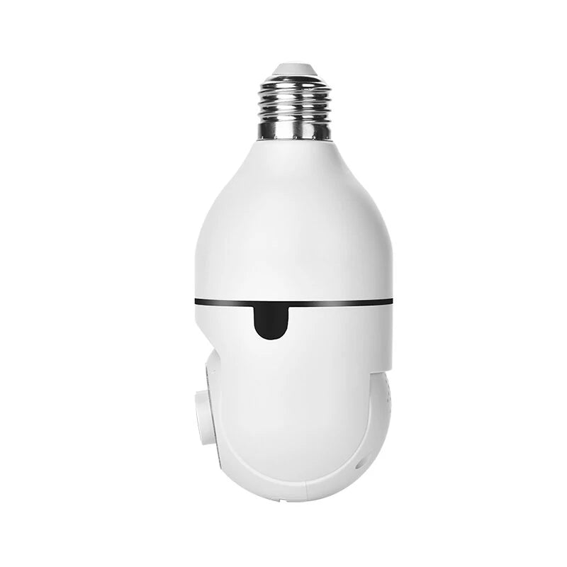 5X Zoom 2MP WiFi PTZ Bulb Camera with Night Vision, Audio Intercom & Alarm Remote Control