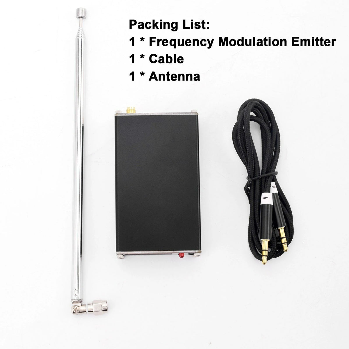 Frequency Emitter Module High-Power 0.5W FM Emitter with 2000M Range & Digital Display for Car ...