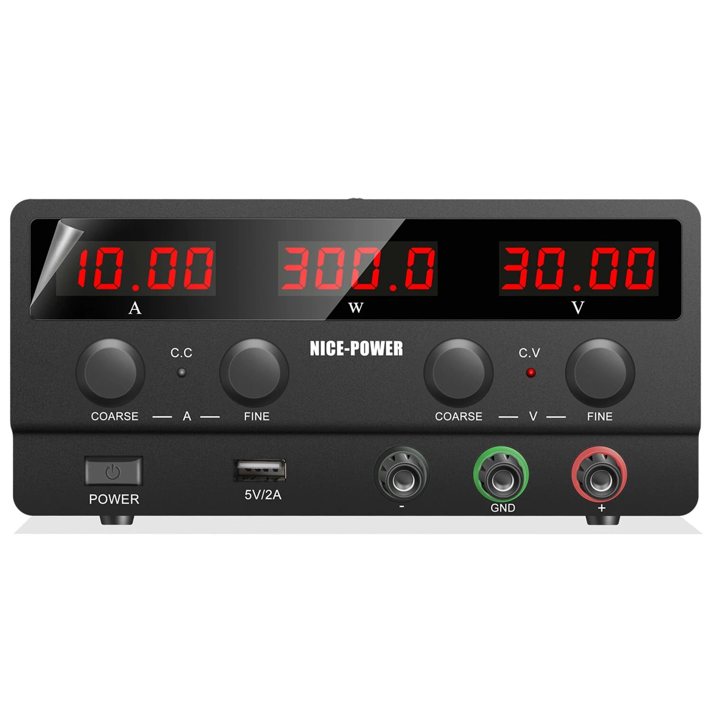 Compact NICE-POWER SPS-H Precision Power Supply with USB 5V2A Output - Professional Four-Digit Display & Adjustable Voltage/Current Control for Versatile Charging Needs