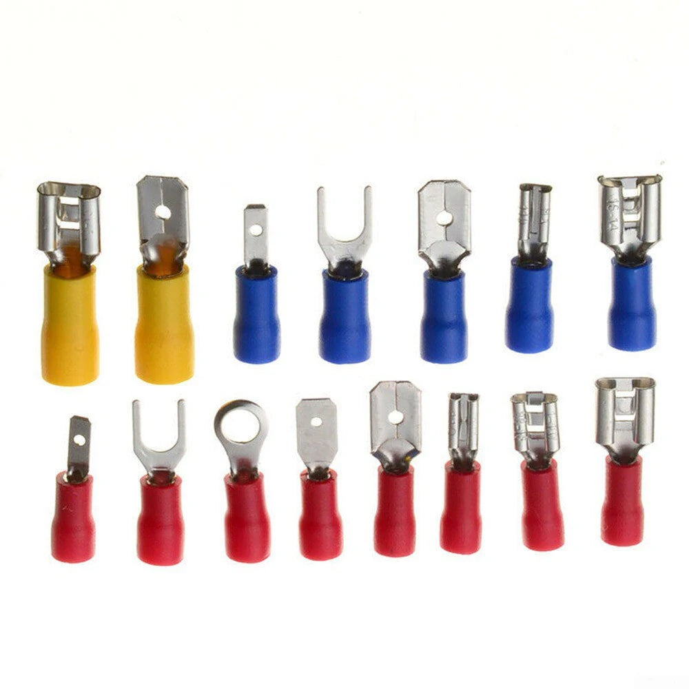 280Pcs Insulated Spade Terminals & Cable Connectors Set - Electrical Wire Crimp Kit