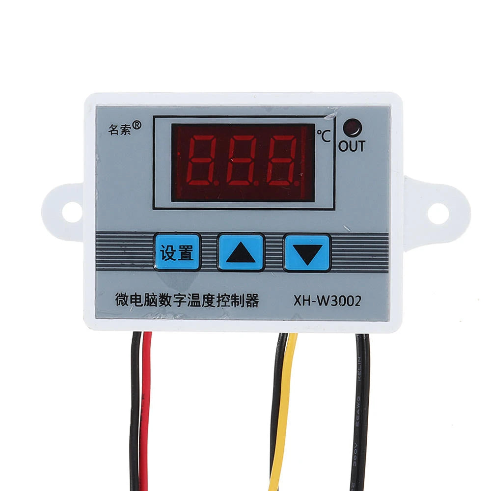 5pcs 220V XH-W3002 Digital Thermostat - High Precision 0.1° Temperature Control Switch for Heating & Cooling