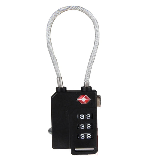 Lightweight ABS Travel Security Lock with High-Strength Multi-Zipper Protection