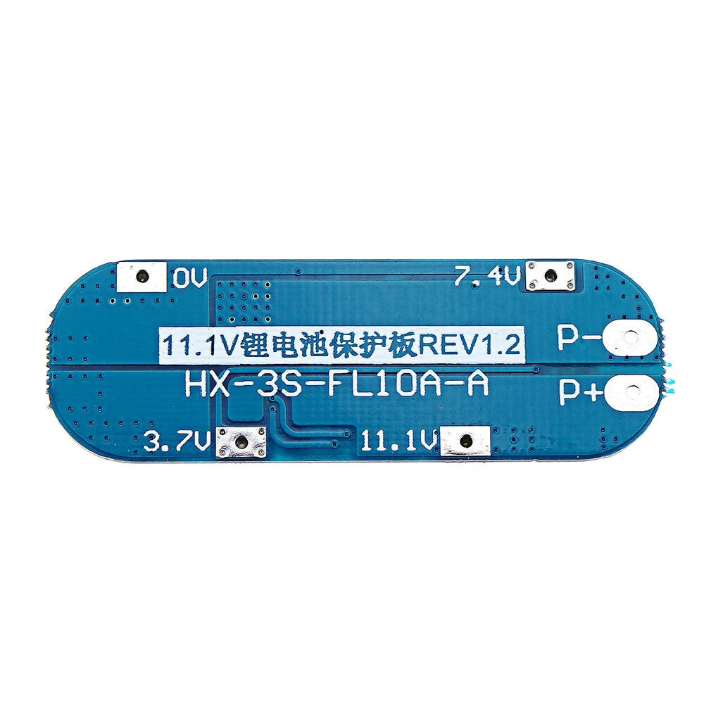 3S 10A 11.1V 12V 12.6V Lithium Battery Charger Protection Module for 18650 Li-ion/LiPo Cells BMS 3.7V