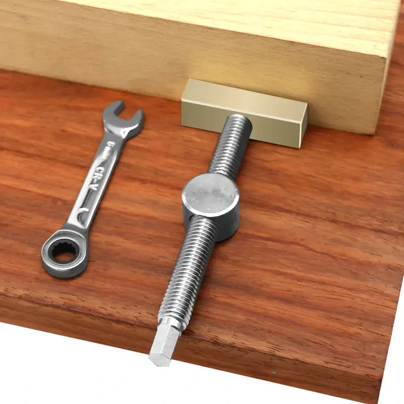 Ratchet Lock Woodworking Vise Set, 19mm & 20mm Diameter, Essential for Carpenters & DIY Projects