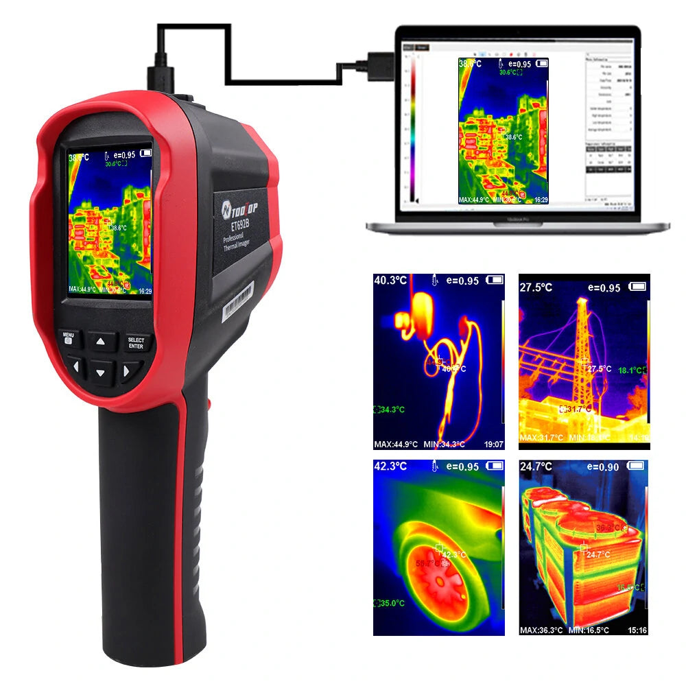 Infrared Thermal Imager ET692B 160x120 -20~550℃ with PC Software, Multi-Language Support