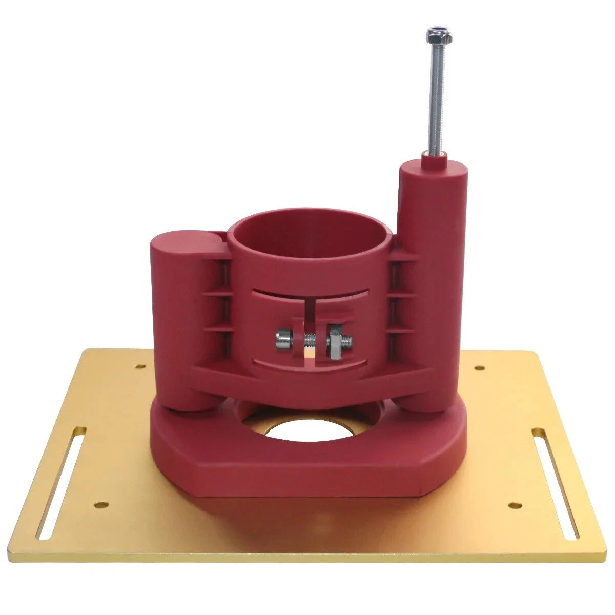 Durable Router Lift with Rapid Elevation for 63.8~65.5mm Motors and Drum Sanders – Versatile Woodworking Plate Insert