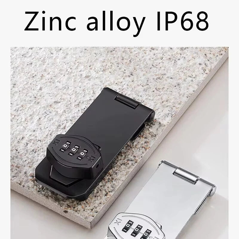 3-Digit Zinc Alloy Combination Cam Lock for Drawers, Cabinets, Refrigerators - Easy Install Security Lock