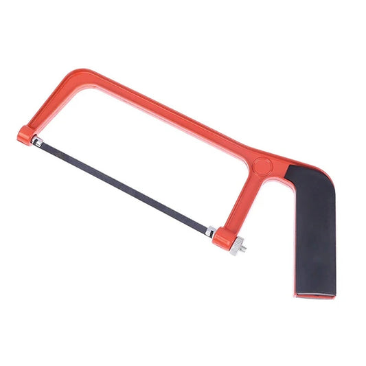 Adjustable 6-Inch Mini Hand Saw with Steel Frame for Precision DIY Woodworking Projects
