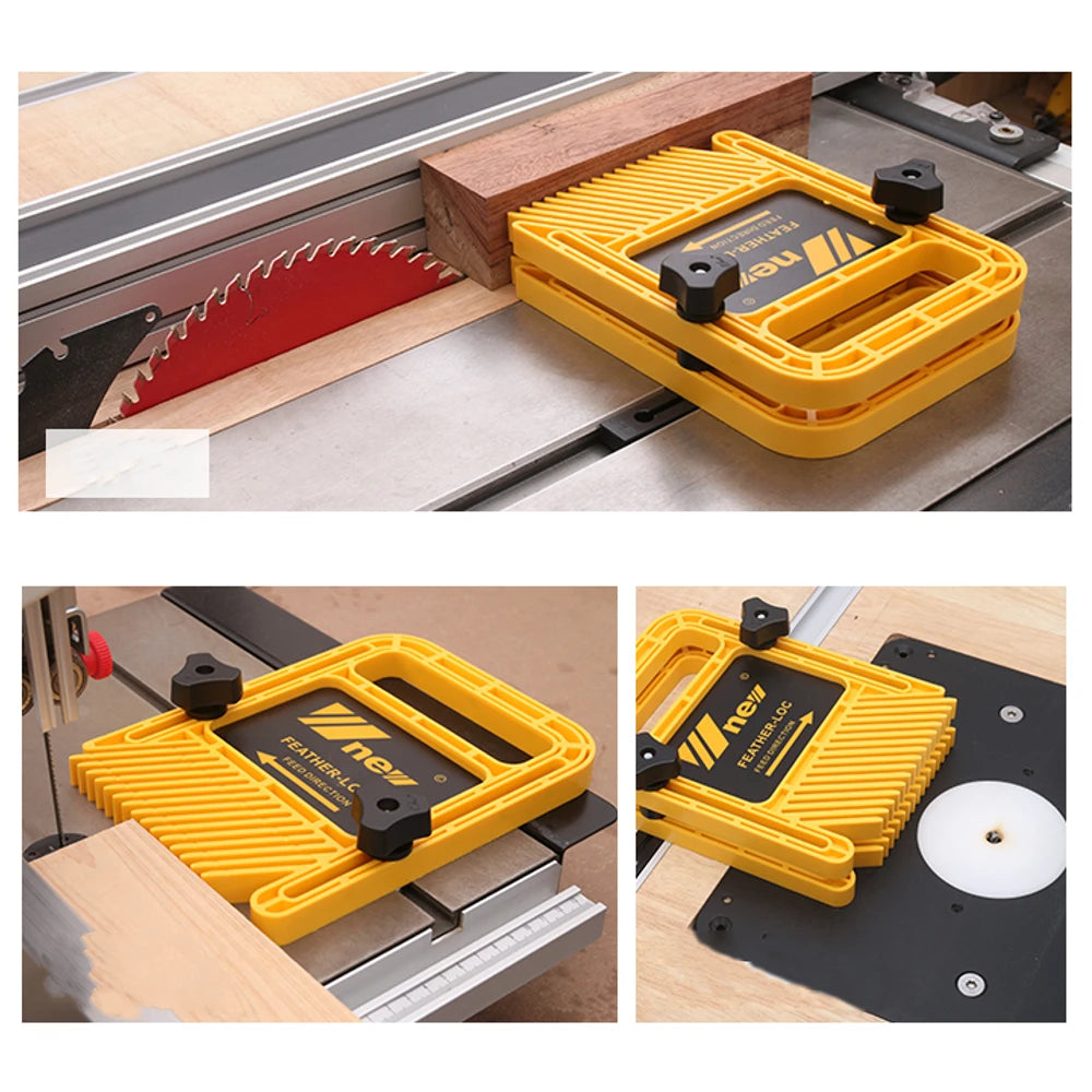 Lengthened Double Feather Boards 160mm Adjustable Safety for Table Saw, Router Table, Band Saw, T-Slot Miter Track