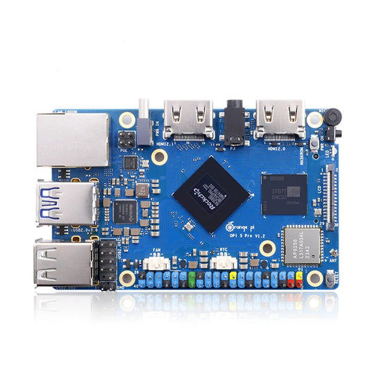16GB Orange Pi 5 Pro Single Board Computer, RK3588S LPDDR5, WiFi 5.0, BT 5.0, M.2 SSD Support