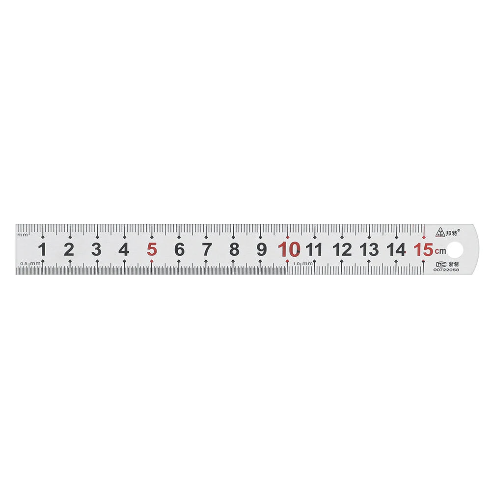 Thickened Stainless Steel Ruler 150-1200mm with Metric & Inch Scales for Woodworking