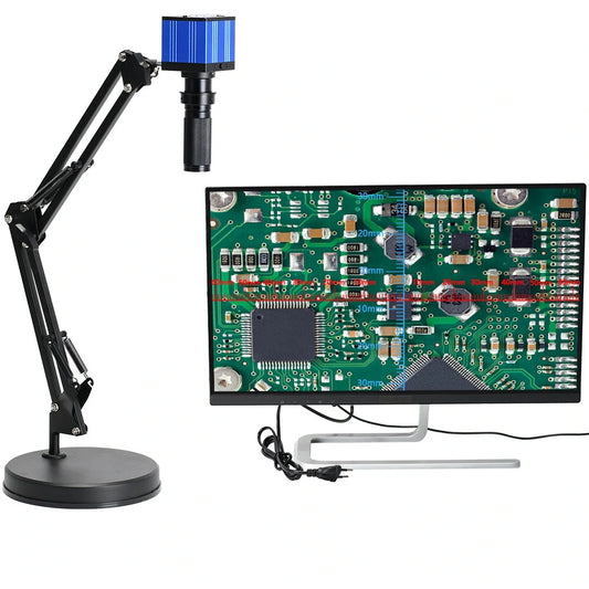 HAYEAR 51MP 2K HDMI USB Video Microscope Camera with 120X Zoom Lens for PCB Soldering Repair