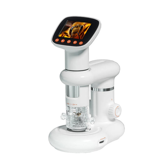 HD Digital Microscope 50X-1000X Magnification, 2.0-Inch Screen, Adjustable LED, 5G+IR Lens, Type-C, Scientific Exploration Tool