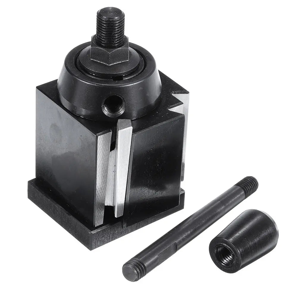 Machifit AXA DMC-250-111 Wedge Tool Post, 12 Swing CNC Quick Change Lathe Tool Holder