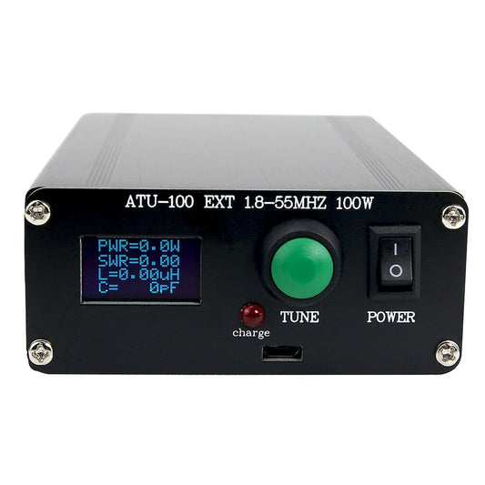 ATU100 100W Automatic Antenna Tuner 1.8-55MHz/1.8-30MHz for 5-100W Shortwave Radios