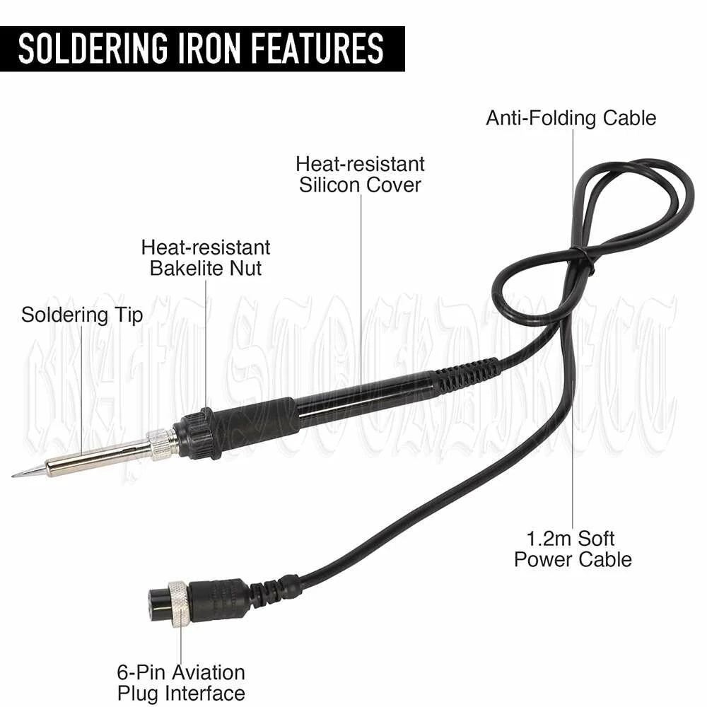 Dual LCD 2-in-1 Hot Air & Soldering Station - Precision Temperature Control & ESD Safe with Auto Cooling
