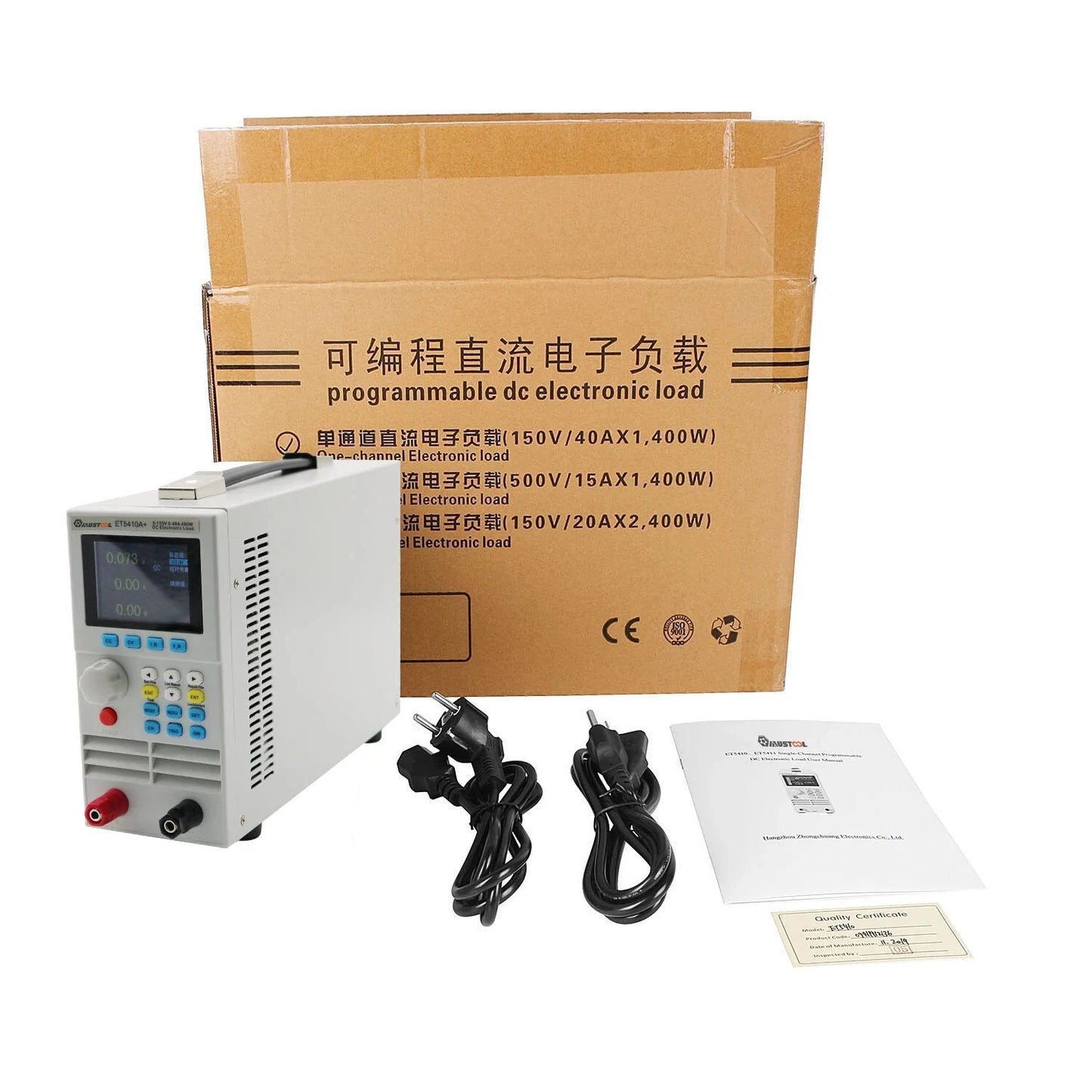 Programmable DC Electronic Load ET5410A+ Digital Battery Tester Load Meter