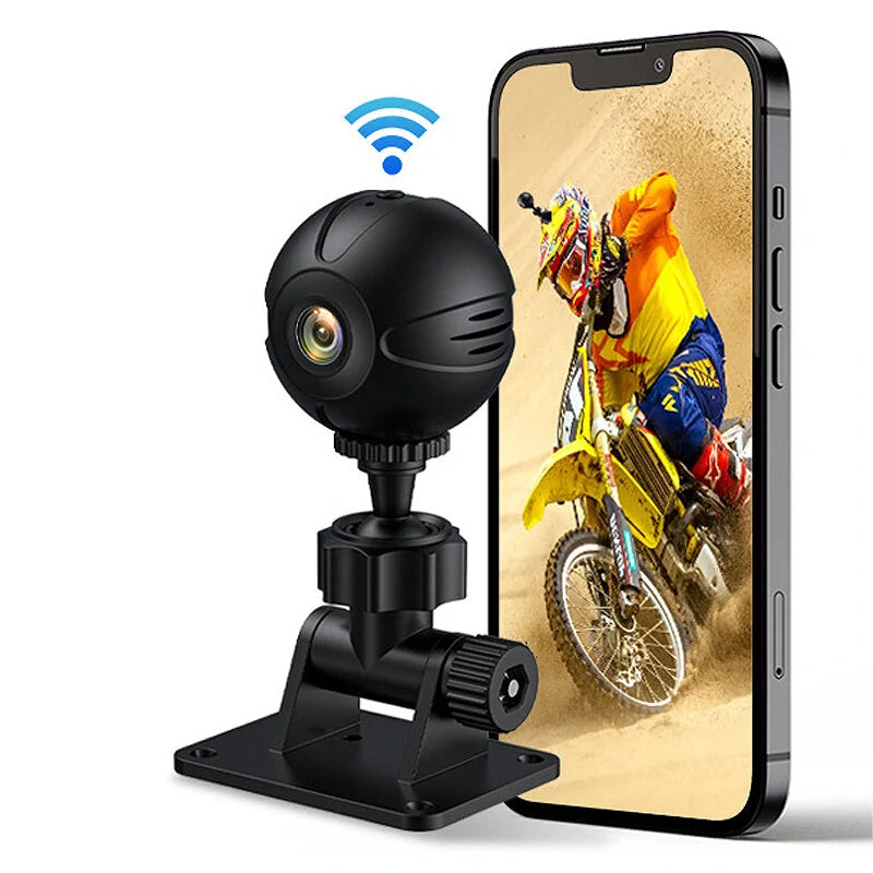X3 Mini Wireless WiFi Smart CCTV Camera with IR Night Vision & 400mAh Battery for Baby Monitoring & Home Surveillance