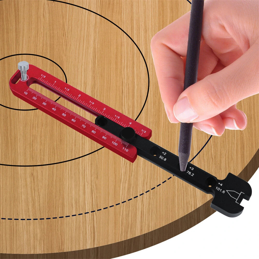 Woodworking Drawing Compass: Adjustable Circle Scriber & Marking Gauge ...