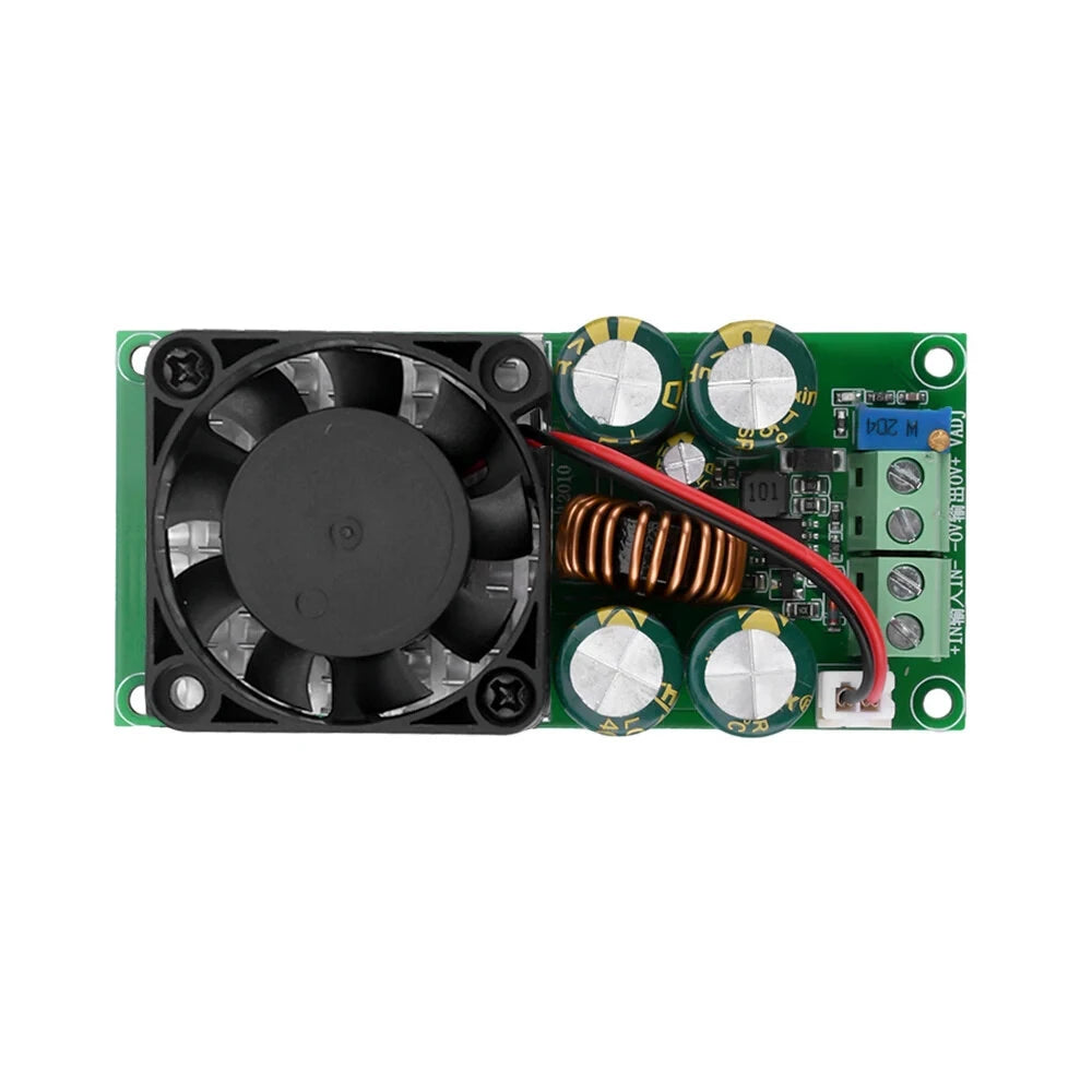 High Efficiency DC-DC Adjustable Step Down Voltage Regulator Module 120V-3V, 10A CC CV Buck Converter