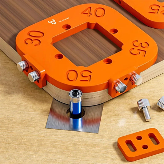Premium Laser-Cut Router Corner Templates Jig Set R10-R50 with 8mm Insulated Material and Precision Fixing
