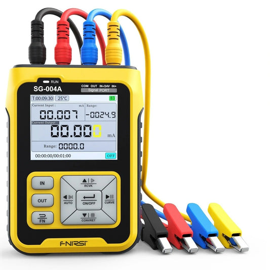 FNIRSI SG-004A Signal Generator & Process Calibrator: 0-24V, 4-20mA, Analog Voltage/Current, Thermocouple, Resistance