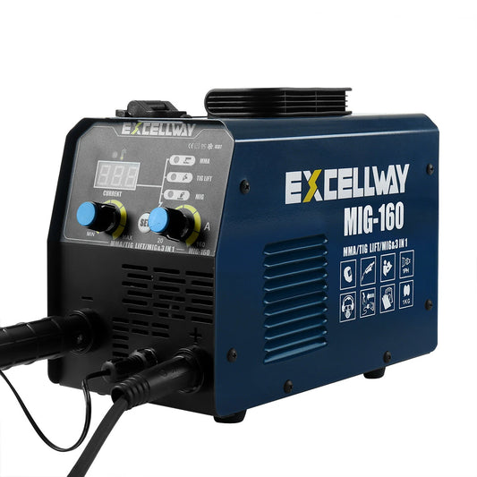 Excellway MIG 160ECO Gasless MIG Welding & MMA Machine