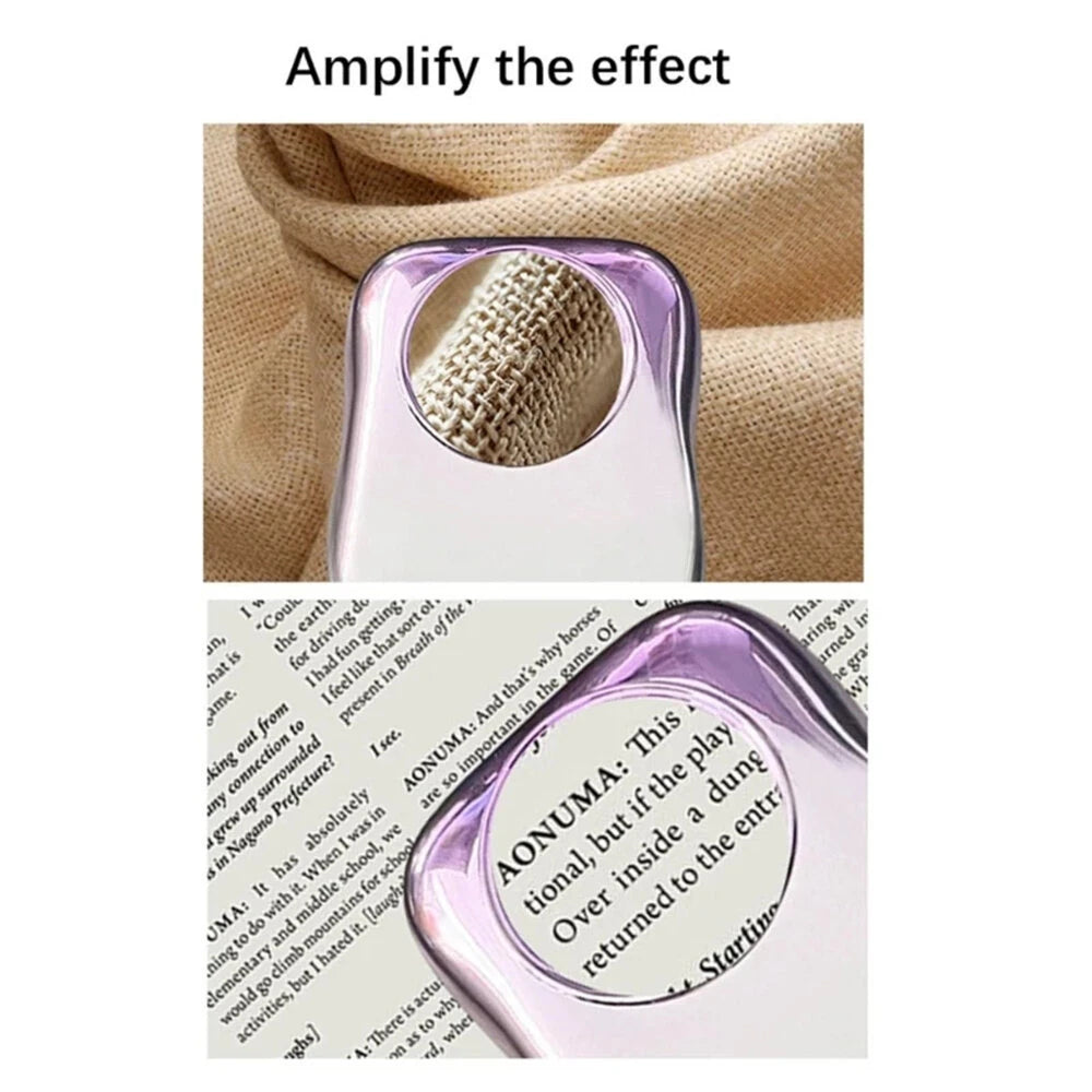 Handheld 40x Magnifying Glass with LED Light - 30mm Lens for Jewelers, Crafts & Seniors