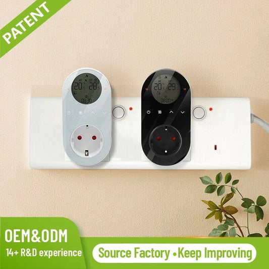 Smart WiFi LCD Thermostat Plug-In Electric Heater Controller