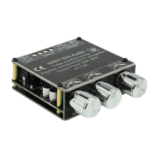 Bluetooth Digital Amplifier Board Module 2.0 Stereo 15W/30W Dual Channel with High-Low Bass Adjustment HIFI DIY Audio