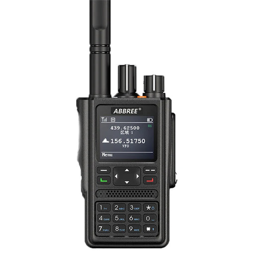 ABBREE DM-F8 Dual-Band 5W GPS DMR Digital Walkie Talkie, 4000 Channels, 2800mAh, Voice Recording