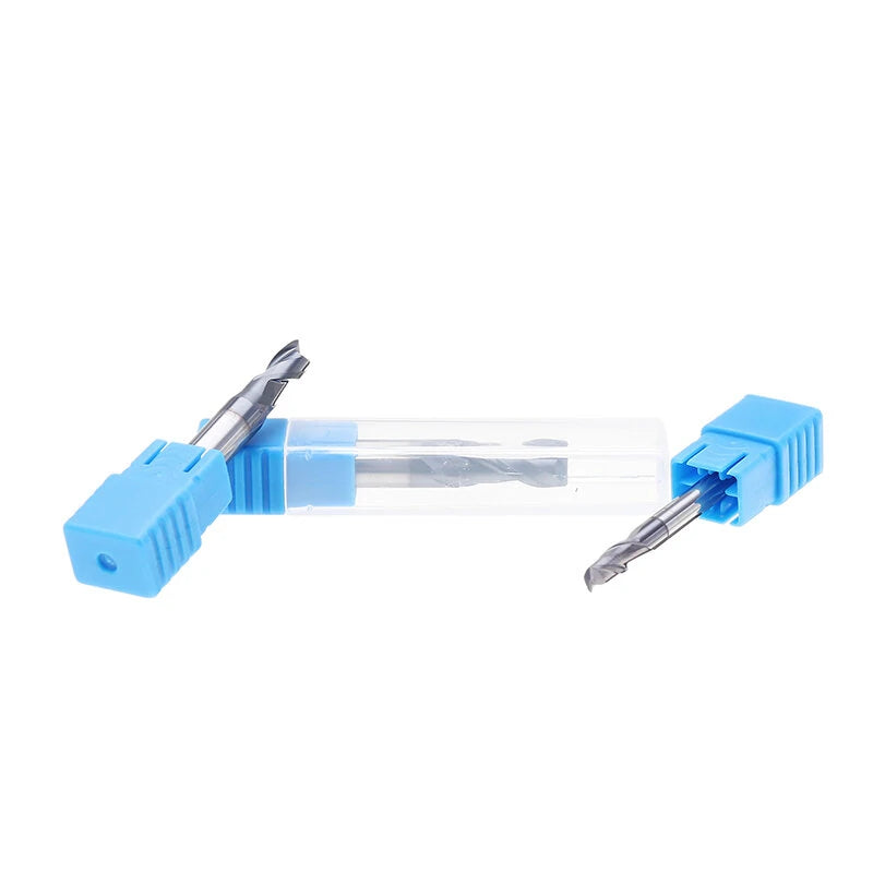 Tungsten Carbide 2 Flutes End Mill Cutter 1-10mm HRC55 TiAlN CNC Milling Tool - Drillpro