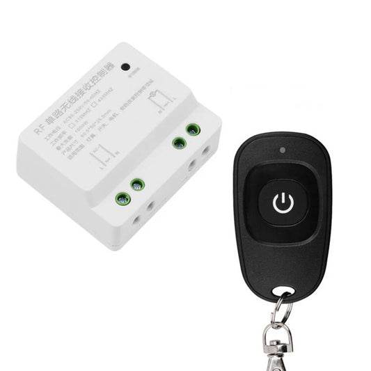 Wireless RF Remote Light Switch 433MHz - Smart Home AC110V/220V Single Channel Controller