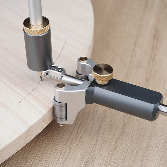 2-in-1 Woodworking Linear & Arc Scriber with Pencil