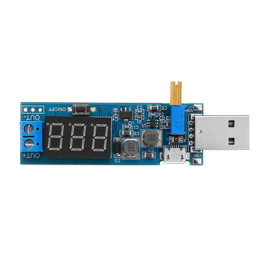 USB Step UP/Down Power Supply Module, DC 3.5-12V to 1.2-24V, Adjustable Boost/Buck Converter