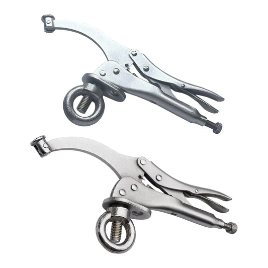 Adjustable Pressure Drill Press Clamp, Heat-Treated Carbon Steel, 22.9cm/30cm, Professional Woodworking & Metalworking Tool