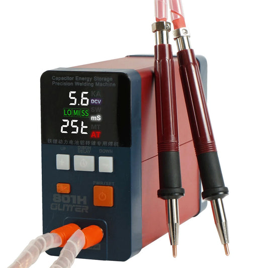 GLITTER 801H Dual Function Welding Tool: High-Efficiency with Nickel and Pure Nickel Modes, Ultra-Low Resistance & Double Pulse Welding