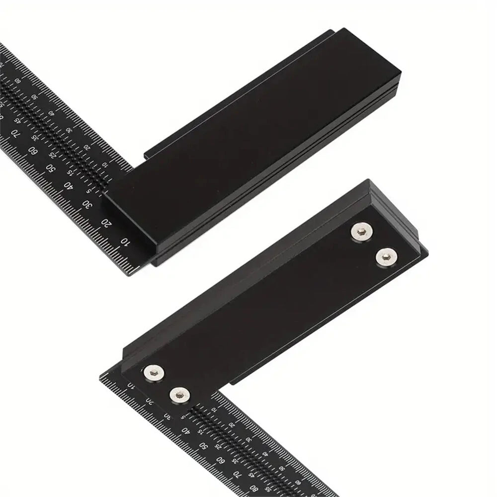 200mm Marking Gauge & Aluminum Alloy T-Square Ruler for Woodworking