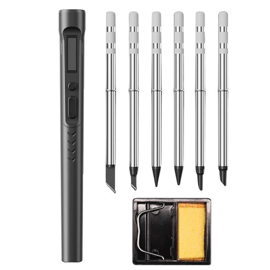 Smart Soldering Iron 90W T65-S, Fast Heating, Type-C/DC 5521, PD2.0+QC3.0 Charging, TFT Screen, Auto Sleep Function