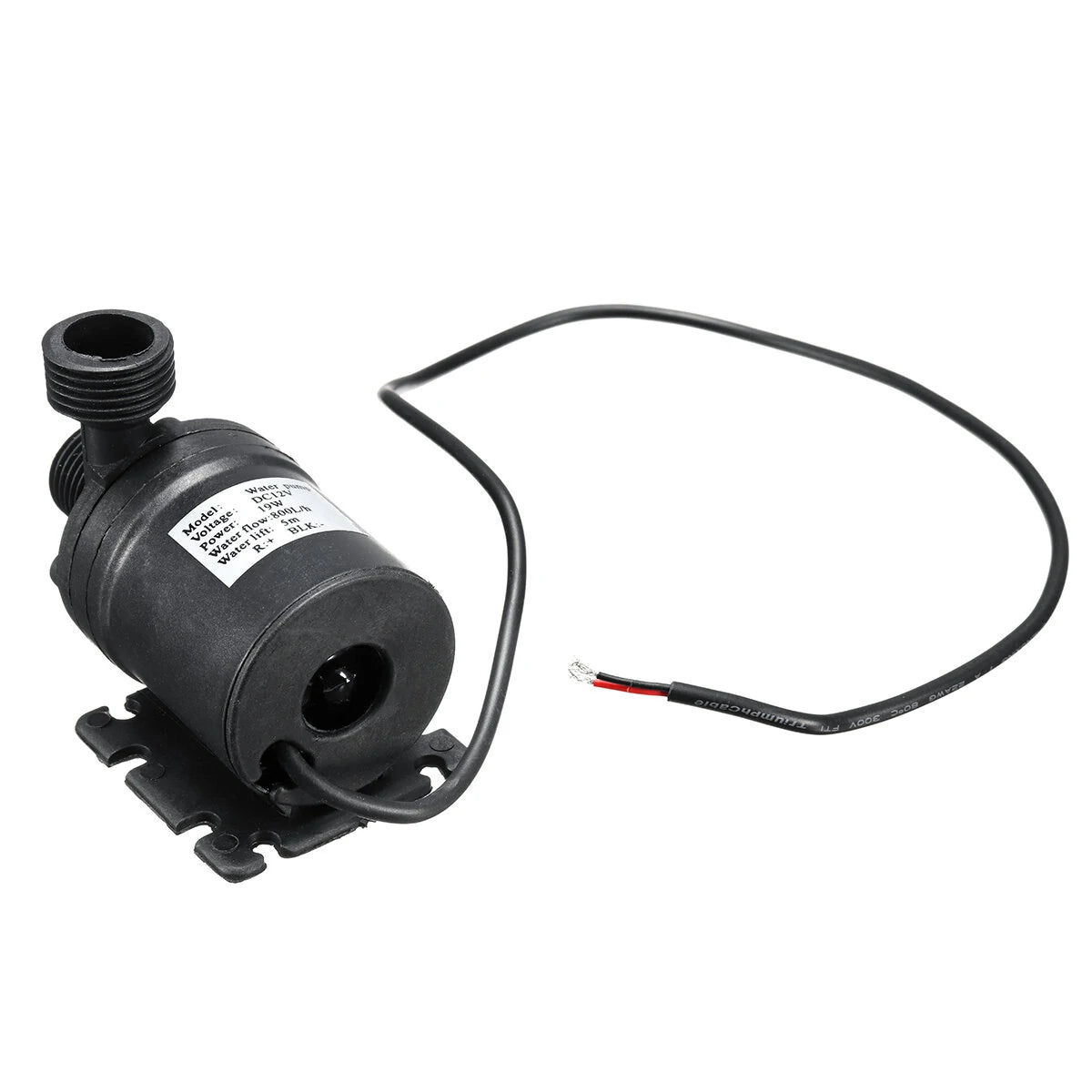 Ultra-Quiet Brushless Motor Submersible Water Pump, 750L/H, DC 12V/24V, 5.5M Lift for Cooling Systems and Fountains